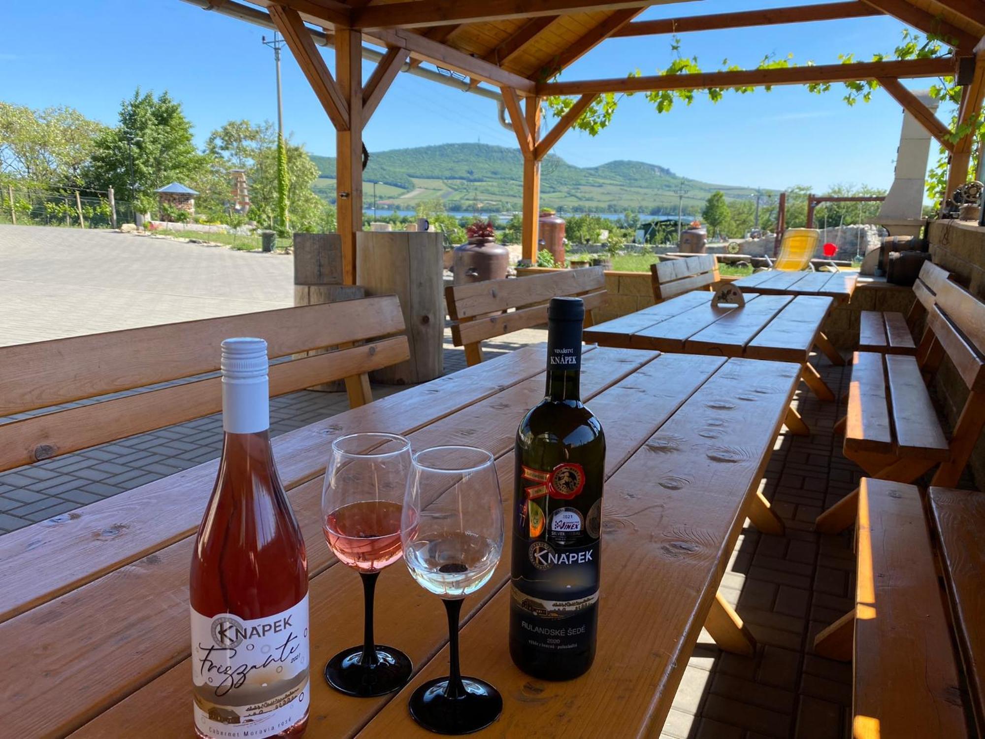 Vinarstvi & Penzion Knapek Strachotin Hotel Екстериор снимка